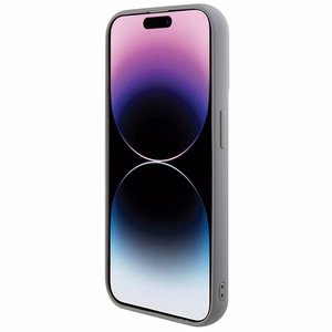 Guess Sequin Script Metal Suojakuori iPhone 15 Pro:lle - hopeinen