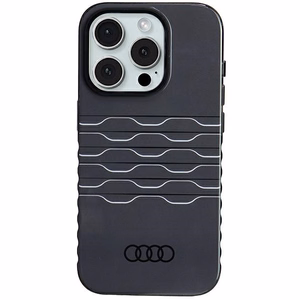 Audi IML MagSafe Suojakuori iPhone 15 Pro:lle - musta
