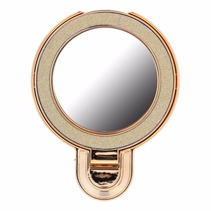 Puhelinteline CIRCLE MIRROR - tarrakiinnitys - kultainen