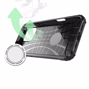 Hybrid Armor Suojakuori iPhone 16 Pro Max:lle - Musta