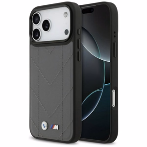 BMW M Quilted Logo MagSafe Suojakuori iPhone 17 Pro Maxille - grafiitti