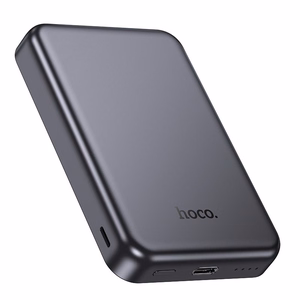 Hoco J160 MagSafe-yhteensopiva varavirtalähde 5000 mAh 2A 5W, metallinharmaa