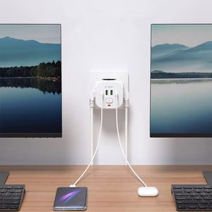 Tech-Protect PCL3x4 Power Strip, 2x USB-A, 2x USB-C, 3x AC Type Schuko - White