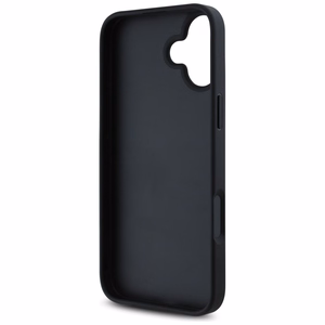 Guess Grained Roses Big 4G logo Suojakuori iPhone 16:lle - musta