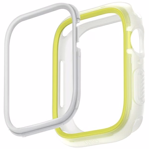 Uniq Moduo suojakuori Apple Watch 45/44mm limetti-valkoinen