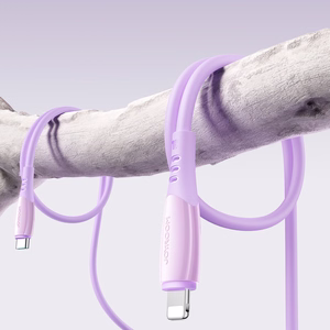 Joyroom S-A59 Vibrant Series 30W USB-C - Lightning Kaapeli 1,2m - violetti