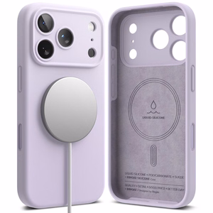 Ringke Silikoninen Magneettinen MagSafe Suojakuori iPhone 17 Pro:lle - Musta