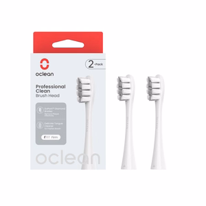 Oclean Professional Clean P1C10 -vaihtopäät sähköhammasharjaan, 2 kpl – harmaat