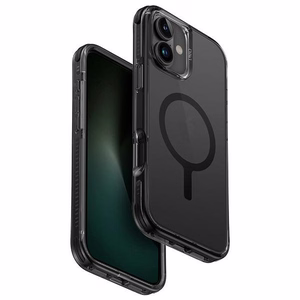 Uniq Combat kotelo iPhone 16 Plus 6.7" Magclick latauksella - musta