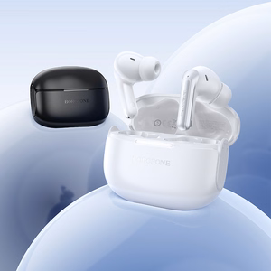 Borofone TWS Bluetooth kuulokkeet FQ9 Plus Peaceful ANC+ENC musta