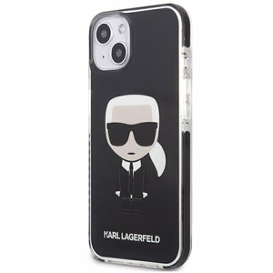 Karl Lagerfeld Iconik Karl Kotelo iPhone 13 mini - Musta