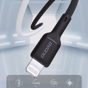 Dudao L9X 30W USB-C - Lightning Kaapeli 2m - Musta