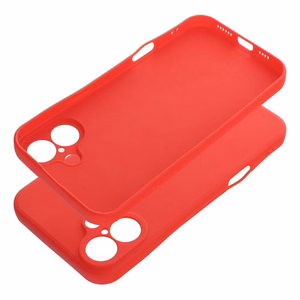 Pehmeä suojakuori iPhone 16 Plus punainen