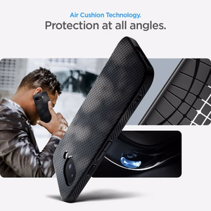 Spigen Liquid Air Suojakuori Google Pixel 9A:lle - matta musta