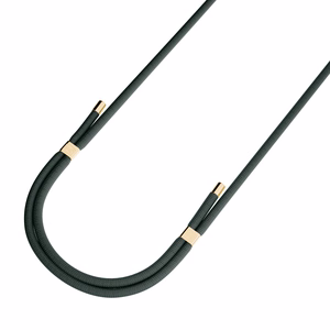 3mk EasyClip Elite puhelimen kaulahihna, Evergreen (kultaiset osat)