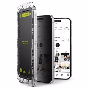 Ringke Easy Slide Privacy Glass 2-pack iPhone 16 Prolle