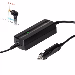 Akyga AK-ND-35 car charger for laptop (19V / 4.74A 90W 4.8 x 1.7mm) HP 1.2m
