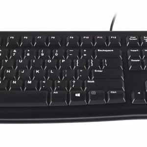 LOGI K120 Corded Keyboard black OEM US