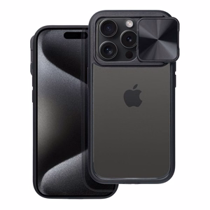 Suojakuori iPhone 15 PLUS:lle Slider musta