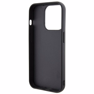 Karl Lagerfeld 3D Rubber Multi Logo Suojakuori iPhone 15 Pro:lle - musta
