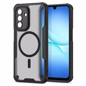 Tech-Protect Rugged Shield MagSafe suojakuori malleille Samsung Galaxy A17 / A18 / A26 4G / 5G, mattamusta