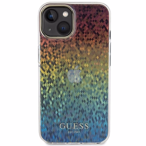 Guess IML Faceted Mirror Disco Iridescent case for iPhone 15 - multicolored