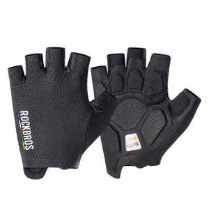 Rockbros TLS004 ROAD TO SKY Short Shock Absorbing Cycling Gloves S - Black