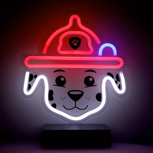 Neon LED jalustalla Paw Patrol - Marshall OW-120646