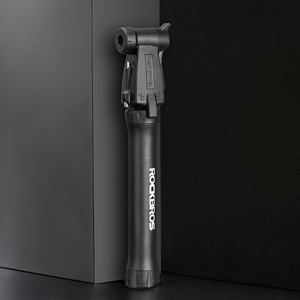 ROCKBROS TM-1701P 80 PSI minipyöräpumppu Presta- ja Schrader-venttiileille – väri: musta