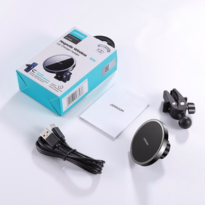 Joyroom Magneettinen Autopidike Qi Langaton Induktiivinen Laturi 15W (MagSafe-yhteensopiva iPhonelle) musta (JR-ZS240)
