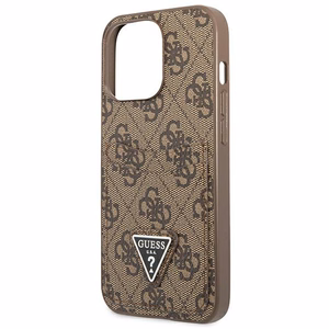 Guess 4G Triangle Logo Cardslot Suojakuori iPhone 13 Pro / 13:lle - ruskea