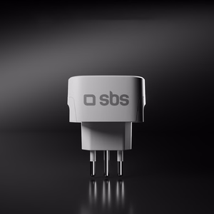 SBS IT Matkasovitin - Universaali - valkoinen