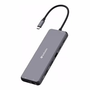 VERBATIM USB-C Pro Multiport -keskitin 13 porttia