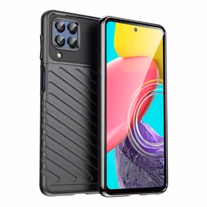 Thunder Case flexible armored cover for Samsung Galaxy M53 5G black