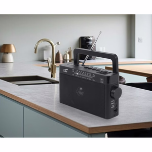 LTC kannettava radio SONA, Bluetooth, USB, TF, musta