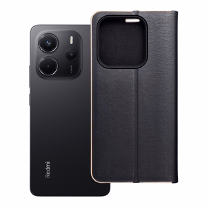 Läppäsuojakuori Xiaomi Redmi NOTE 14 5G:lle Luna Book Gold musta