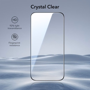 ESR UltraFit Karkaistu lasi 2-pakkaus iPhone 17 Pro Max:lle - Läpinäkyvä
