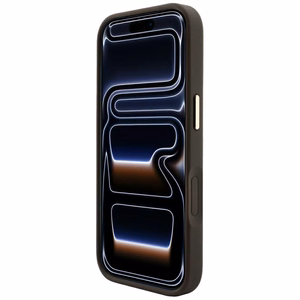 Guess Embossed 4G Classic MagSafe-suojakuori iPhone 17 Pro Max / 18 Pro Max -malleille, ruskea