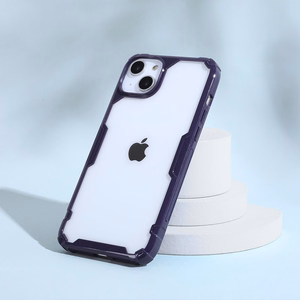 Nillkin Nature Pro iPhone 14 Plus kotelo, panssaroitu suojus, sininen suojus
