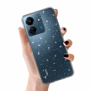 Crystal Glitter Case for Xiaomi Redmi 13C silver