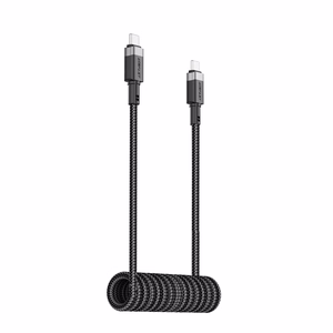 Acefast C14-03 USB-C - USB-C jousikaapeli 480 Mb/s 3 A 1,2 m - musta