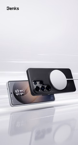 Benks Magneettinen Vita Pro Silikoninen Suojakuori (A050) Samsung Galaxy S26 Ultralle harmaa