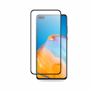 Crong 3D Armor Glass 9H tempered-glass screen protector for Huawei P40, with installation frame