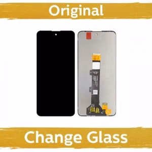 LCD-näyttö yhteensopiva Motorola E40 / XT2159 / musta (Uusittu: Kiina)