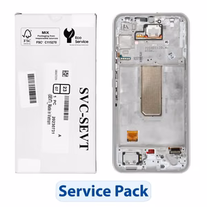 ServicePack LCD-näyttö SAMSUNG A34 5G A346B hopeinen GH82-31201B