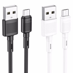 USB-kaapeli Hoco X83 USB-A - MicroUSB 1,0 m valkoinen
