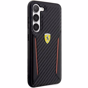 Ferrari FEHCS23MNPYK S23+ S916 musta/musta kovakuori Carbon Contrast Edges