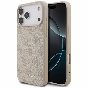 Guess 4G Classic suojakuori mallille iPhone 17 Pro Max / 18 Pro Max – väri: vaaleanpunainen