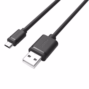 UNITEK Y-C434GBK USB-kaapeli USB 2.0 1,5 m USB A Micro-USB B musta