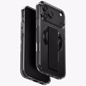 Uniq Heldro Air -suojakuori iPhone 17 Pro Max Magclick-latauksella - musta